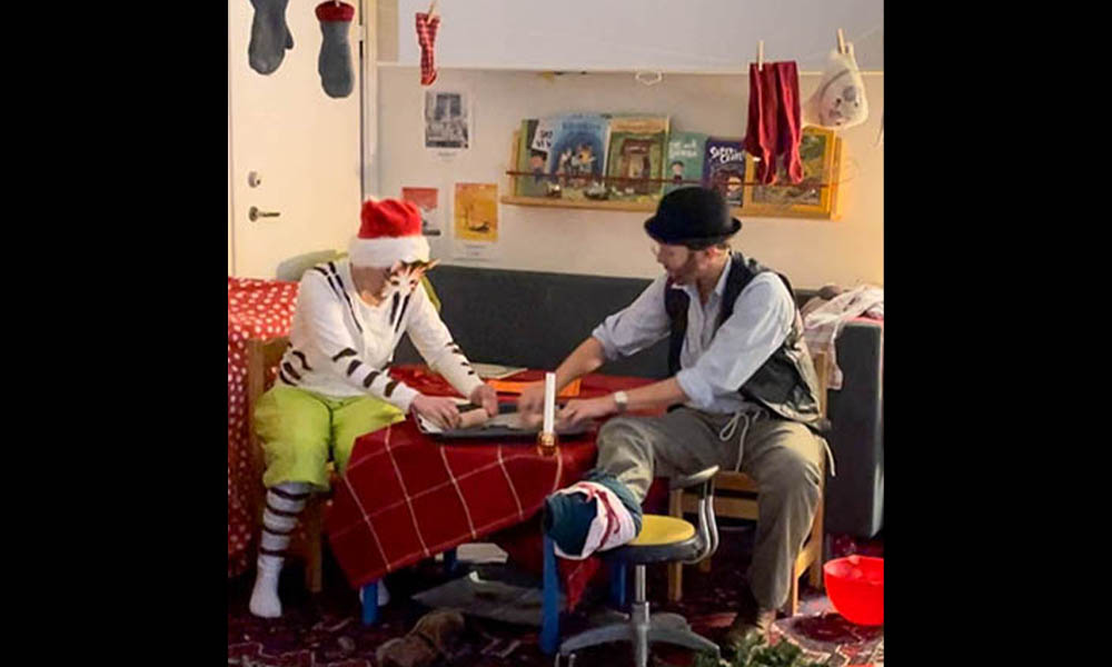 Teatern Pettsons jul spelades upp i december.