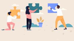illustration teamarbete